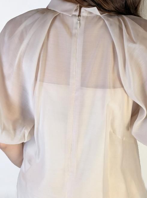 CELFORD (セルフォード)衿付きパフスリーブブラウス 25秋冬