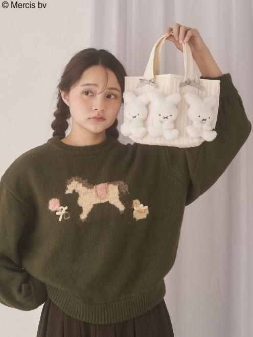 merry jenny (メリージェニー)もこもこナインチェミニトート 25秋冬