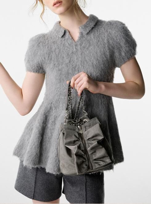 CELFORD (セルフォード)チェーンショルダーフリルサック 25秋冬