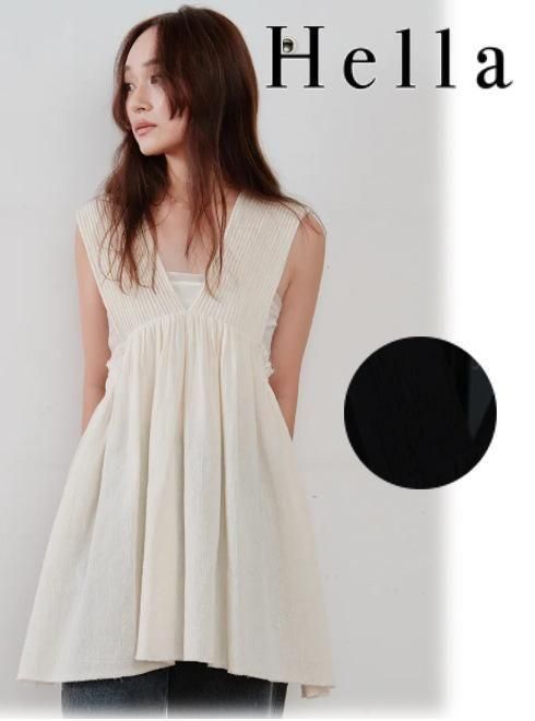 Hella(إ)<br>cotton crepe gather top  26ղͽh261-80ۥġ֥饦 ͽ : 5ܡ