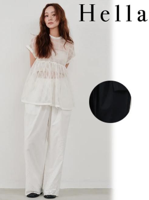 Hella(إ)<br>embroidery easy pants  26ղͽh261-84ۥѥ ͽ : 5ܡ