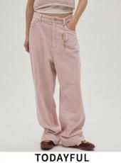 最終価格todayful グレー デニム 25 todayful パンツ（レディースジーンズ、デニム）｜ボトムス