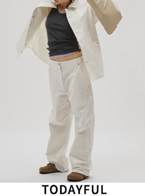 TODAYFUL (ȥǥե<br>Boyfriend Cotton Pants  26ղͽ12610702ۥѥ ͽ : 2~