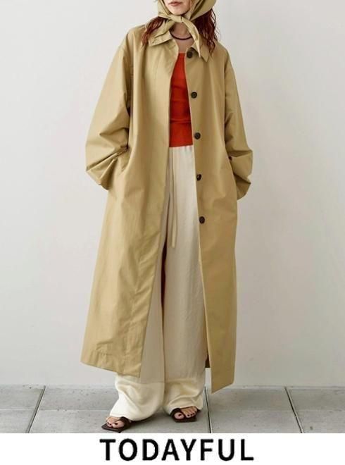 TODAYFUL (トゥデイフル）Soutiencollar Waterproof Coat☆ 26春夏予約