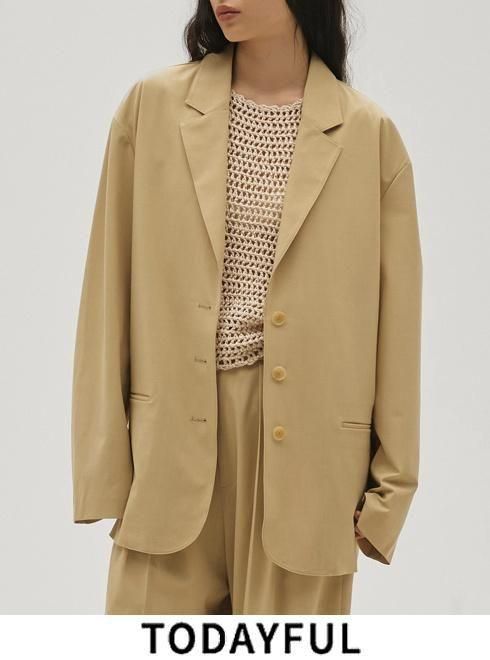 TODAYFUL (ȥǥե<br>Dry Touch Rough Jacket  26ղͽ12610105ۥ㥱å ͽ : 4~