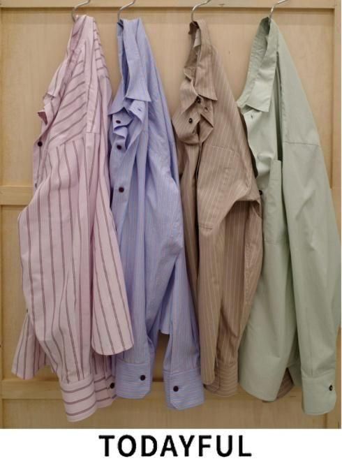 TODAYFUL (ȥǥե<br>Stripe Pocket Shirts  26ղͽ12610424ۥġ֥饦 ͽ : 4~