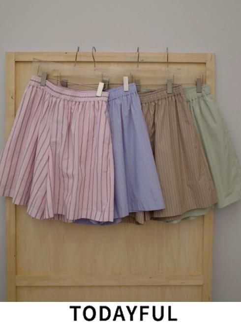 TODAYFUL (ȥǥե<br>Easy Stripe Half Pants  26ղͽ12610721ۥѥ ͽ : 4~