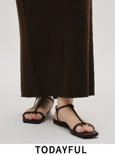 TODAYFUL (ȥǥե<br>Satin Strap Sandals  26ղͽ12611007ۥ ͽ : 5~