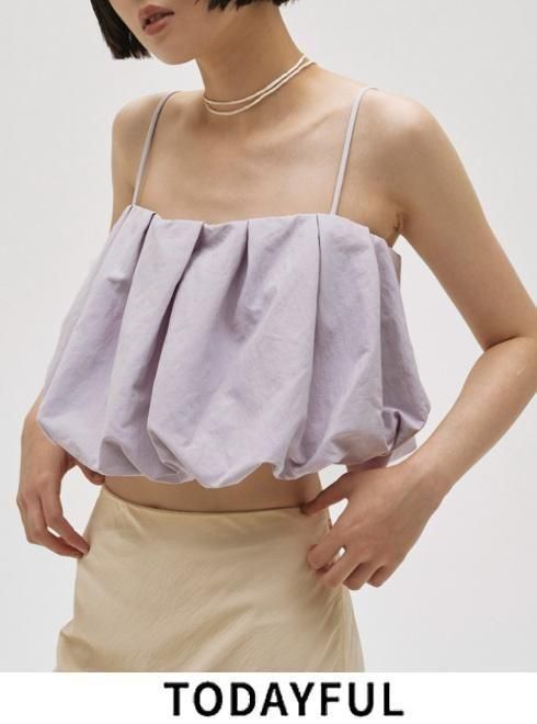 TODAYFUL (ȥǥե<br>Tuck Balloon Camisole  26ղͽ12610419ۥߥ ͽ : 5~