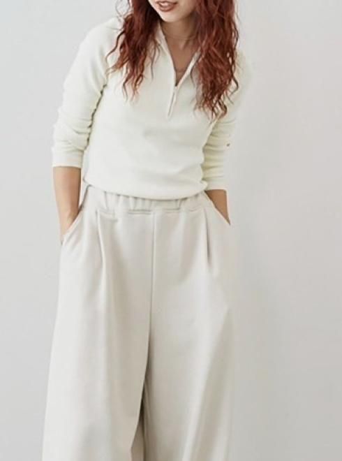 todayful ニットパンツ 30%OFF！フレアニットパンツ Flare Knit Pants《セール商品