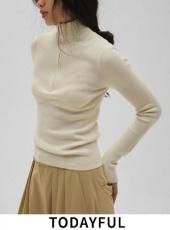 TODAYFUL (トゥデイフル）Compact Zip Knit☆ 25秋冬予約