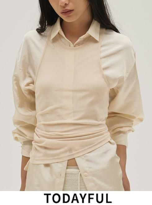 TODAYFUL (ȥǥե2set Layered Shirts  26ղͽ12610404ۥġ֥饦 ͽ : 3ܡ