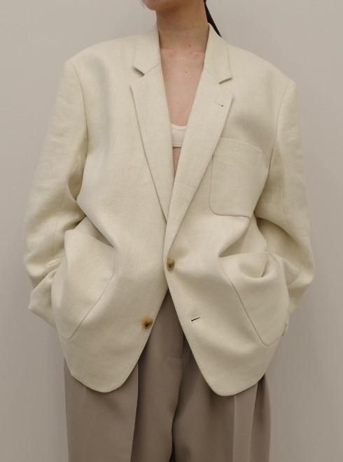 新品 todayful Boyfriend Linen Jacket TODAYFUL (トゥデイフル)Boyfriend Linen Jacket☆ 26春夏予約