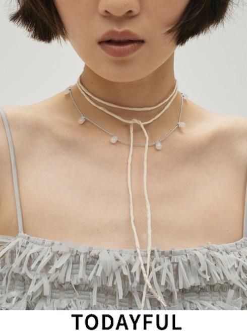 TODAYFUL (ȥǥեSilk Cord Choker  26ղͽ12610903ۥͥå쥹 ͽ : 3ܡ
