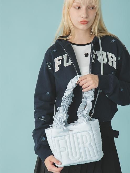FURFUR (ファーファー)ロゴパデッドトートバッグ 25秋冬.【RWGB255517