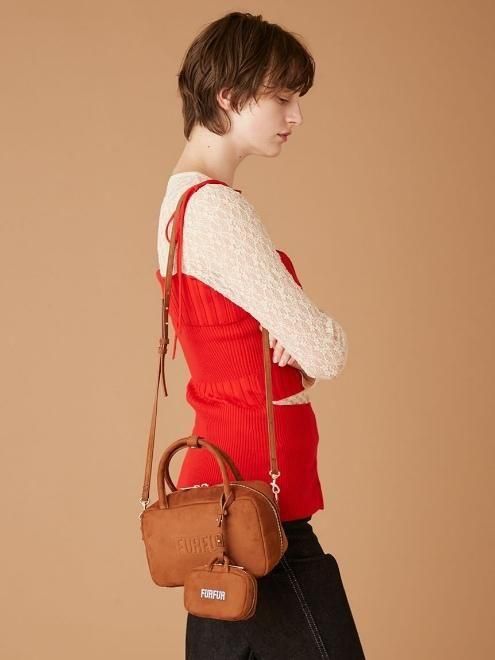 FURFUR エコファートートバッグバリエーションマイクロスクエアボストン FURFUR (ファーファー)バリエーションマイクロスクエアボストンバッグ