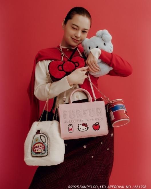 FURFUR (ファーファー)'HELLO KITTYぬいぐるみバッグ'' 25秋冬
