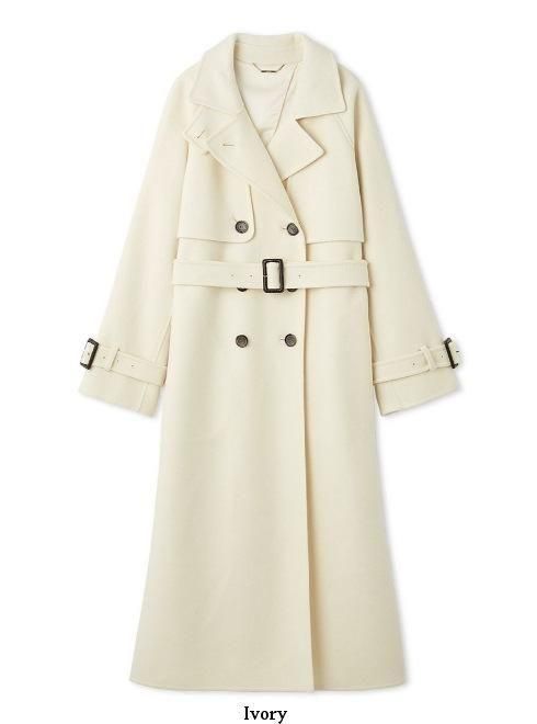 CELFORD (セルフォード)ウール混ロングトレンチコート 25秋冬