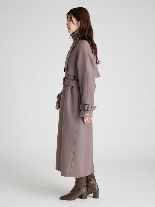 CELFORD (セルフォード)ウール混ロングトレンチコート 25秋冬