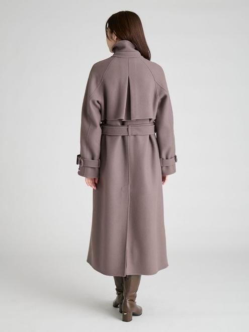 CELFORD (セルフォード)ウール混ロングトレンチコート 25秋冬