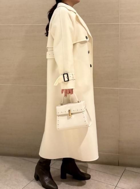 CELFORD (セルフォード)ウール混ロングトレンチコート 25秋冬