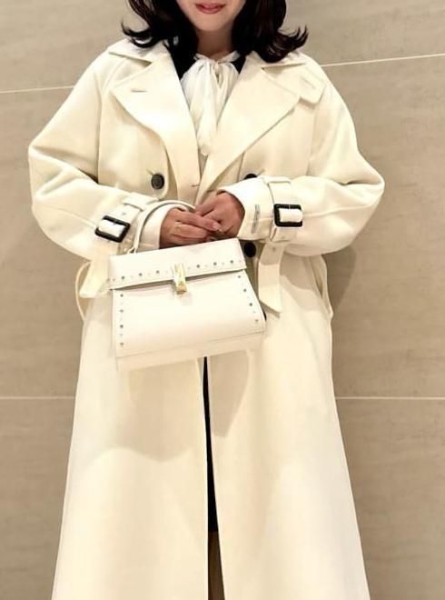 CELFORD (セルフォード)ウール混ロングトレンチコート 25秋冬