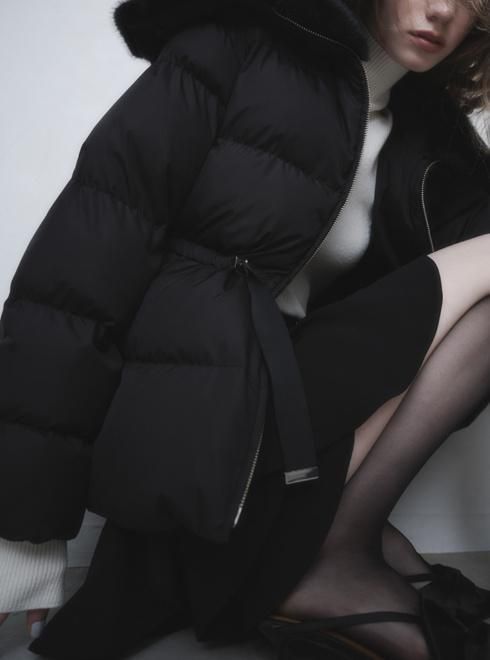 CELFORD (セルフォード)ファー襟付きキルティングショートコート 25