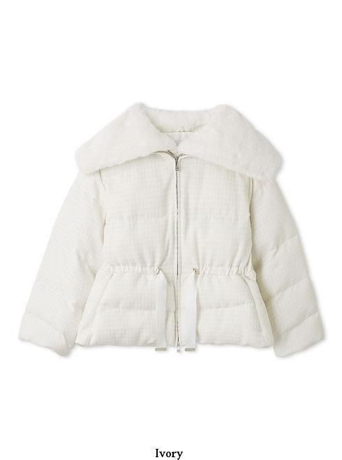 CELFORD (セルフォード)ファー襟付きツイードショートコート 25秋冬