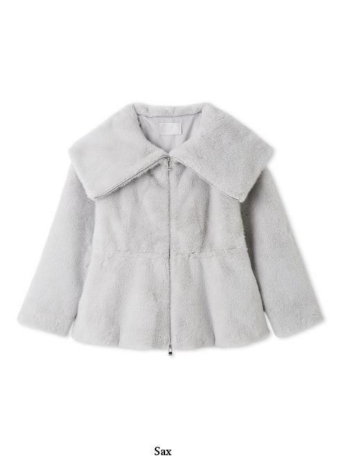 CELFORD (セルフォード)ビッグカラーペプラムファージャケット 25秋冬