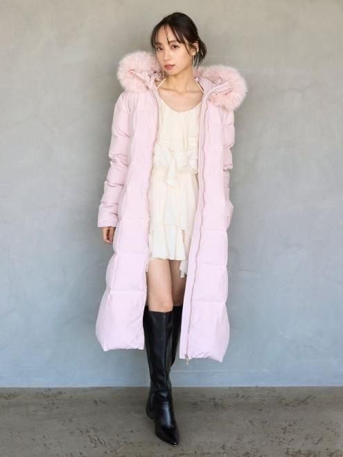 snidel （スナイデル）シフォンフリルミニコンビワンピース 25秋冬