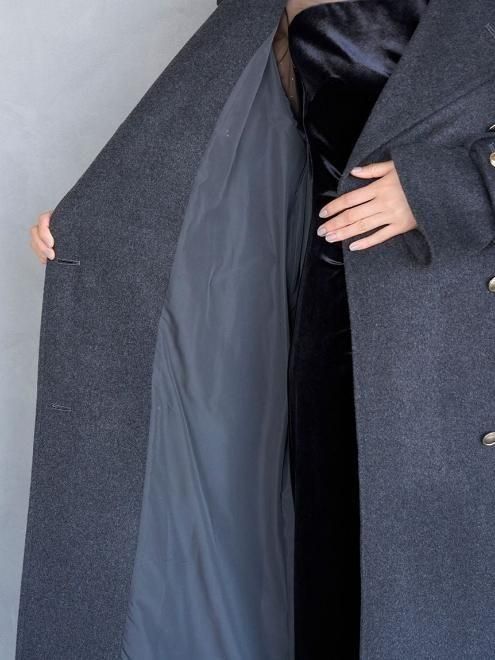 新品未使用スナイデルグレーウールコート snidel （スナイデル）ウールカシミヤスタンドカラーコート 25秋冬