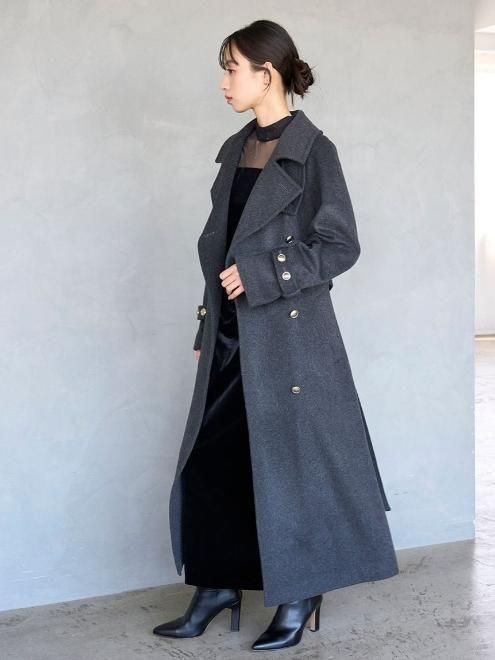 snidel （スナイデル）ウールカシミヤスタンドカラーコート 25秋冬