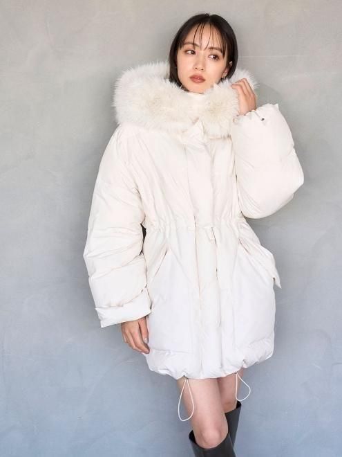 snidel （スナイデル）西川フードファーミドルダウン 25秋冬