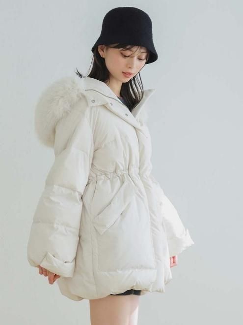 snidel （スナイデル）西川フードファーミドルダウン 25秋冬