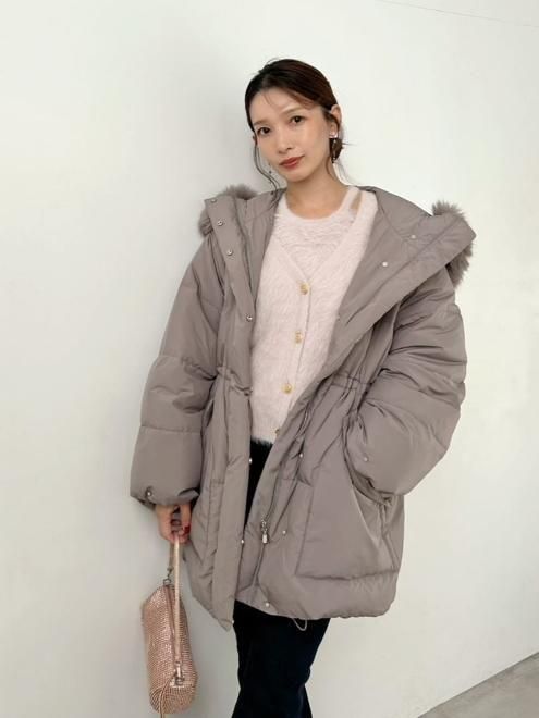 snidel （スナイデル）西川フードファーミドルダウン 25秋冬