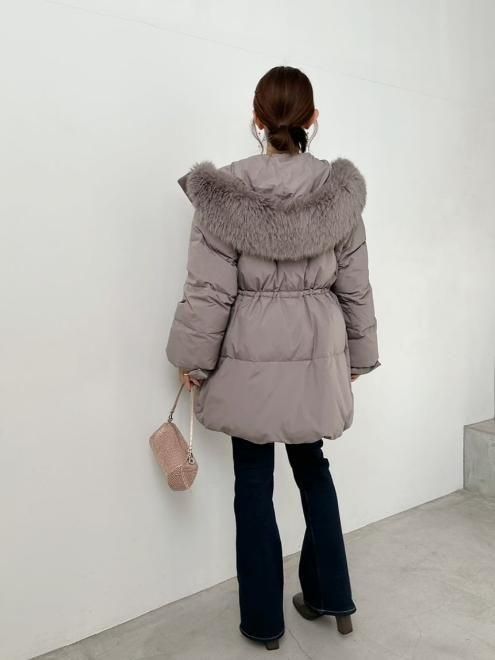 snidel （スナイデル）西川フードファーミドルダウン 25秋冬