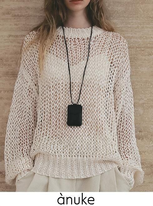 anuke (̡<br>Tapeyarn Loose Knit  26ղͽ62610508ۥ˥åȥȥåץ ͽ : 3ܡ 26ռ