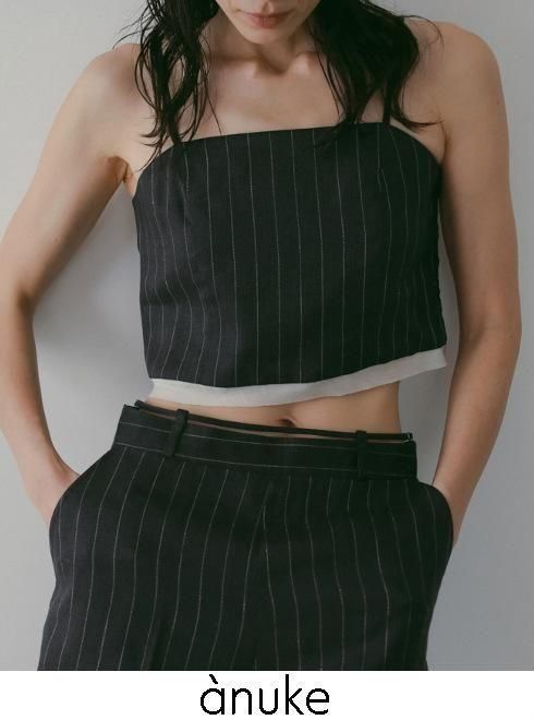 anuke (̡<br>Linen Compact Camisole  26ղͽ62610409ۥߥ롦٥ȥåסӥ ͽ : 3ܡ 26ռ