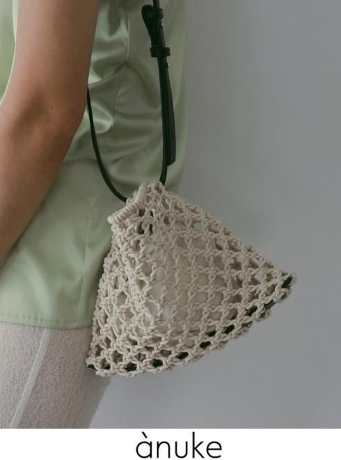 anuke (̡<br>Macrame Shoulder Bag  26ղͽ62611014ۥϥɡХå ͽ : 5ܡ 26ռ