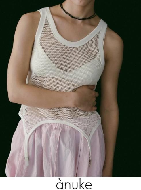 anuke (̡<br>Vintage Mesh Tanktop  26ղͽ62610628ۥ󥯥ȥåסΡ꡼֥ȥåץ ͽ : 5ܡ 26ռ