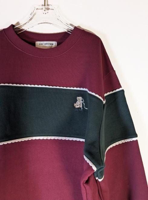 Lily Brown （リリーブラウン)Lily Bearリボンスウェット 25秋冬