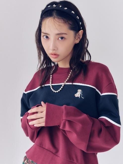 Lily Brown （リリーブラウン)Lily Bearリボンスウェット 25秋冬