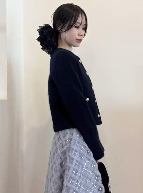 Lily Brown （リリーブラウン)フォックスニットジャケット 25