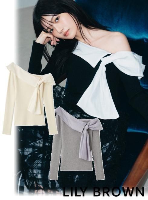 Lily Brown ʥ꡼֥饦)<br>ܥǥơɥå󥰥˥å  25.LWNT255044ۥ˥åȥȥåץ