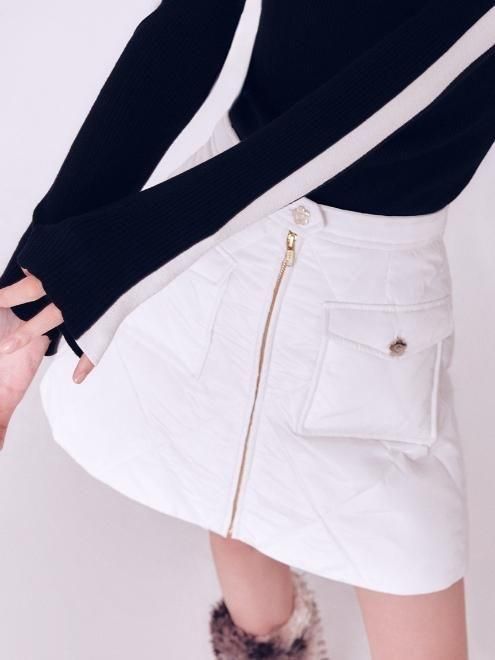 Lily Brown （リリーブラウン)【MARY QUANT】キルトパッファーミニ