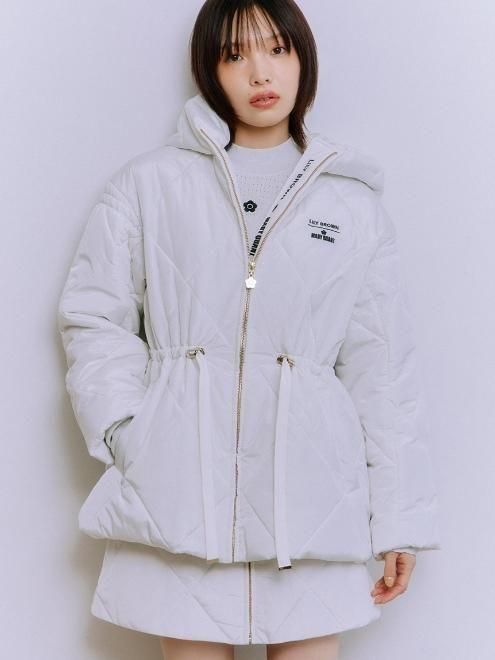 ⭐️ WHT⭐️新品タグ付き♥️スナイデル ボリュームパーカー✨リリーブラウン LILY BROWN SALE10%OFF リリー ブラウン トップス 25秋冬 【LILY BROWN