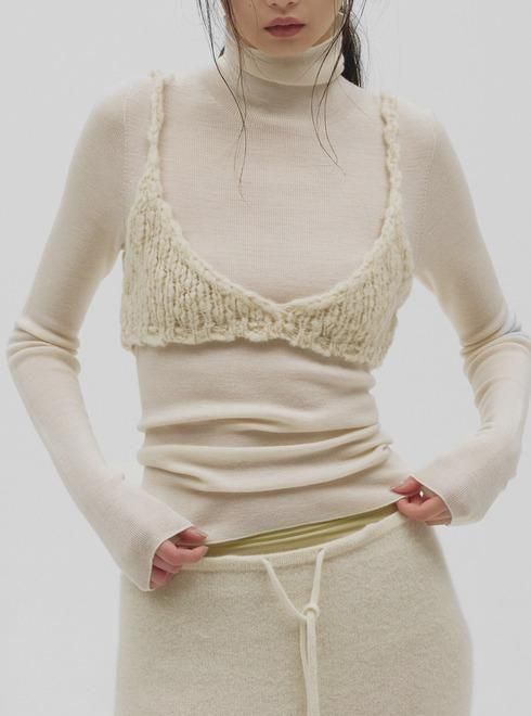TODAYFUL (トゥデイフル）Hand Knit Bustier☆ 26秋冬.予約【12620532
