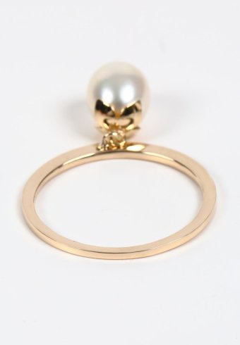 Enasoluna(エナソルーナ）Bell pearl ring 【RG-1102】 リング セール