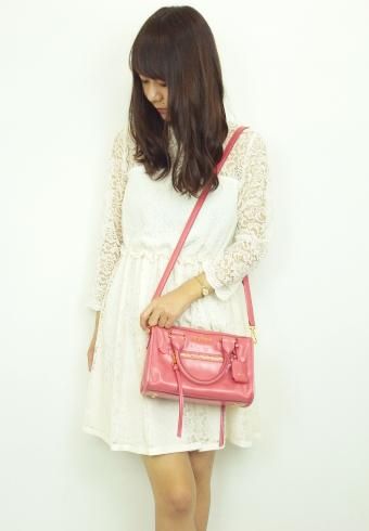 Miu Miu(ミュウミュウ)2WAYレザーショルダーバッグ　FRAGOLA ピンク【RL0104】 ハンド・ショルダーバッグ -  通販セレクトショップ HeartySelect | TODAYFUL.SNIDEL.CELFORD.COCODEAL等正規取扱　大阪枚方くずは