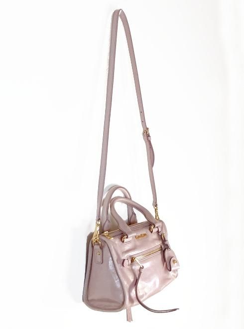 MIUMIU 2WAYハンドバッグ RN0691 MUGHETTO ピンク系 レザー レディース ウィメンズ ブランド 人気 ショルダーバッグ トートバッグ松前R56号店